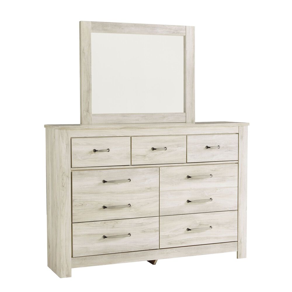 7 Piece Bellaby Whitewash Queen Bedroom Collection