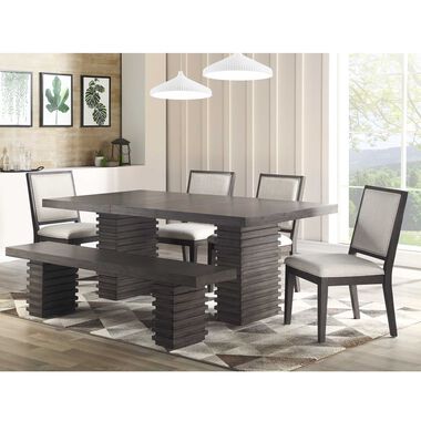Rent To Own Steve Silver 6 Piece Mila Dining Room Collection At