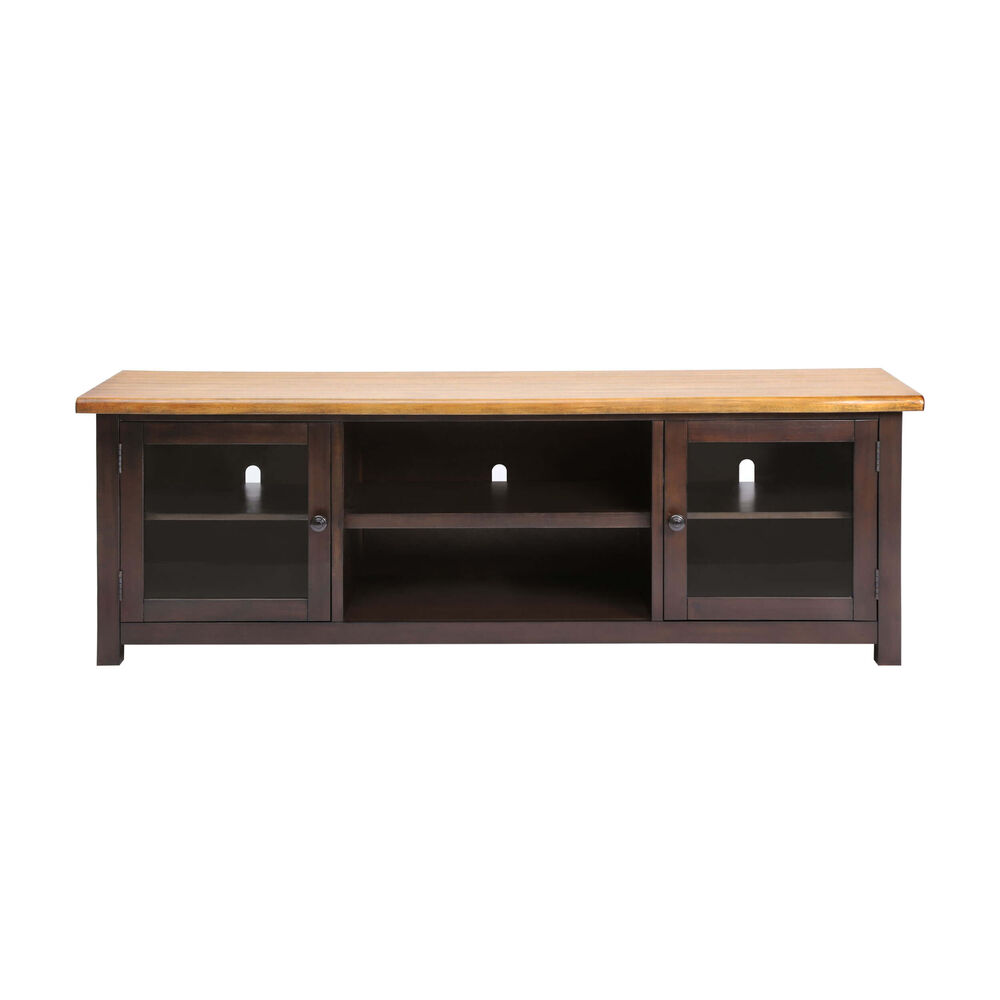 Rent to Own Abbyson Living 72" Dunbar Solid Wood Media Console at Aaron