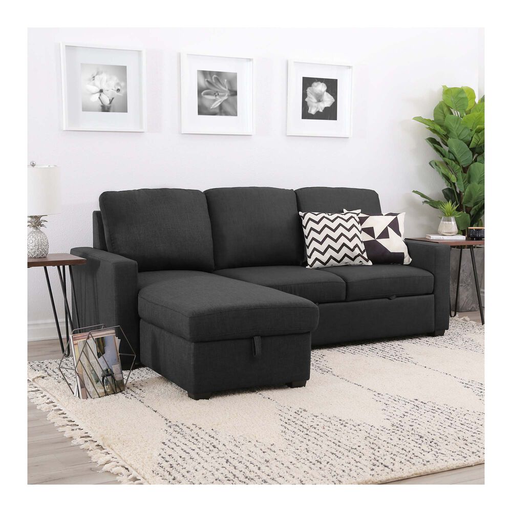 Rent To Own Abbyson Living 2 Piece Newton Grey Chaise Sofa At Aaron S Today
