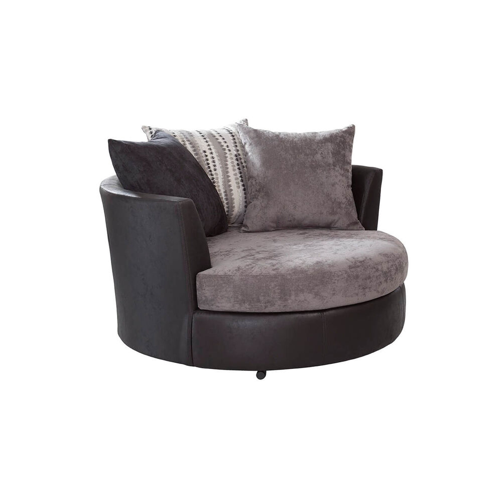 Rent to Own Woodhaven Jamal Swivel Barrel Chair at Aaron's today!