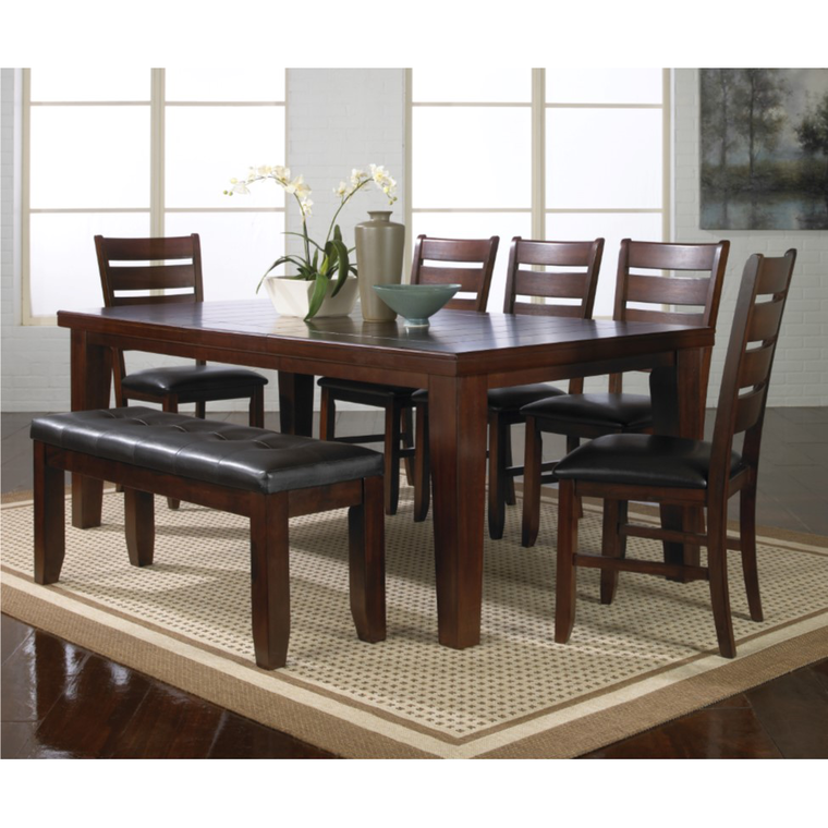 Rent to Own Crown Mark Inc 6-Piece Bardstown Dining Set with 4 Chairs
