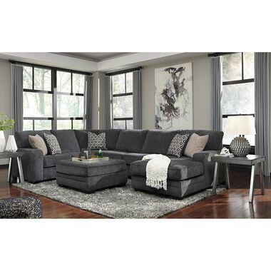 Rent To Own Ashley 4 Piece Tracling Sectional Living Room Collection At Aaron S Today