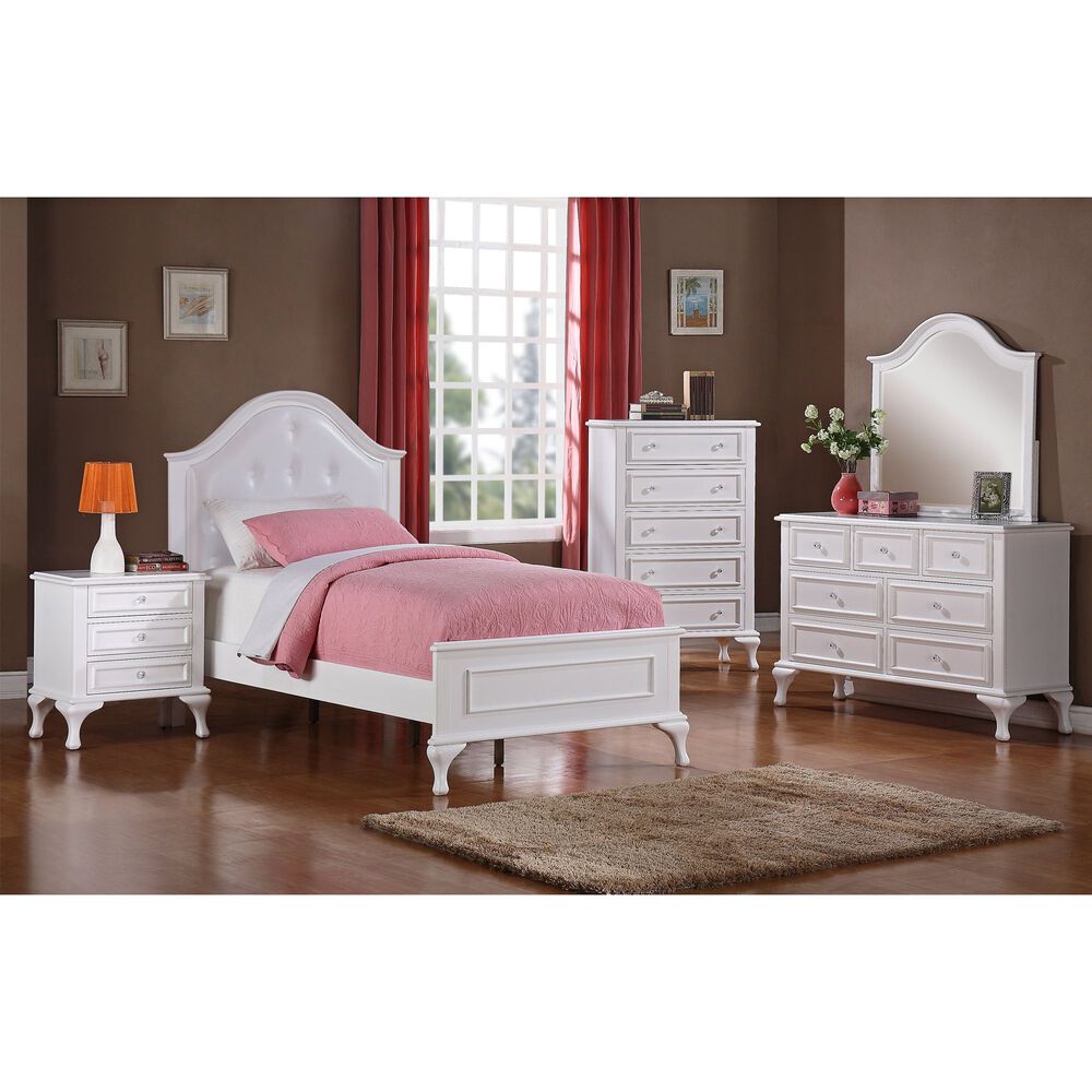 Rent To Own Elements International 5 Piece Jesse Full Panel Bedroom Set At Aaron S Today