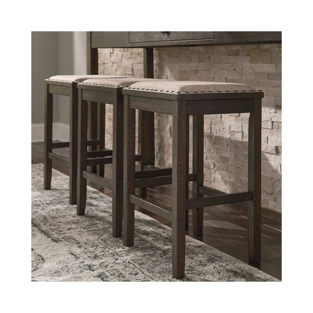 Rent To Own Ashley 3 Piece Rokane Bar Table Set With 2 Stools At Aaron S Today