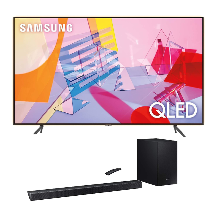 55" Class QLED 4K UHD Smart TV & 320W 2.1Ch Sound Bar Bundle