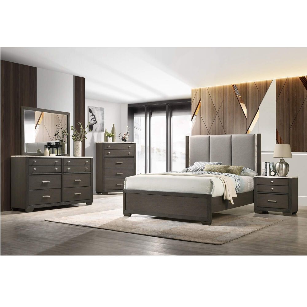 Rent to Own Step One Furniture 7-Piece Milan Queen Bedroom ...