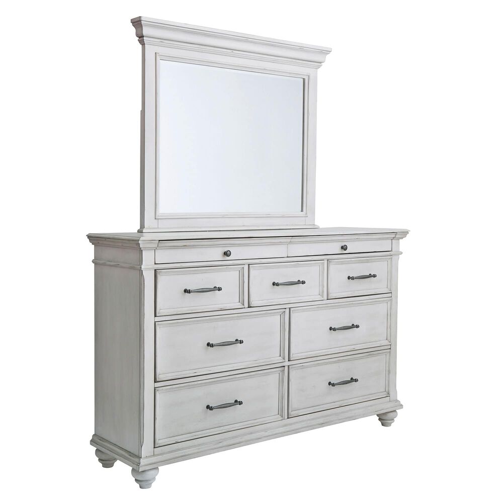 Rent To Own Ashley 7 Piece Kanwyn Queen Bedroom Collection