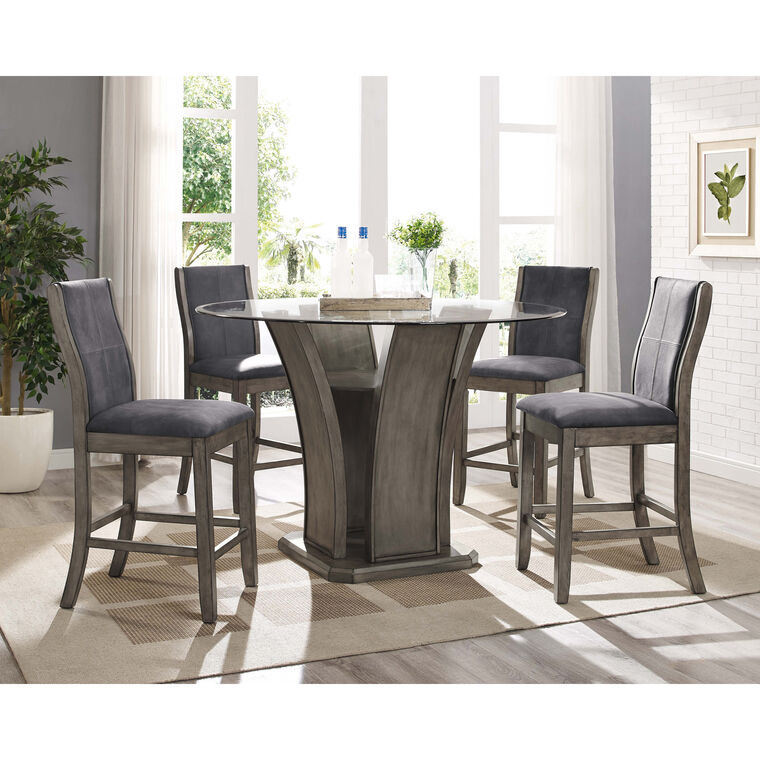 To Own Dining Room Tables Sets Aaron S 5 Piece Destin Dining Room Collection