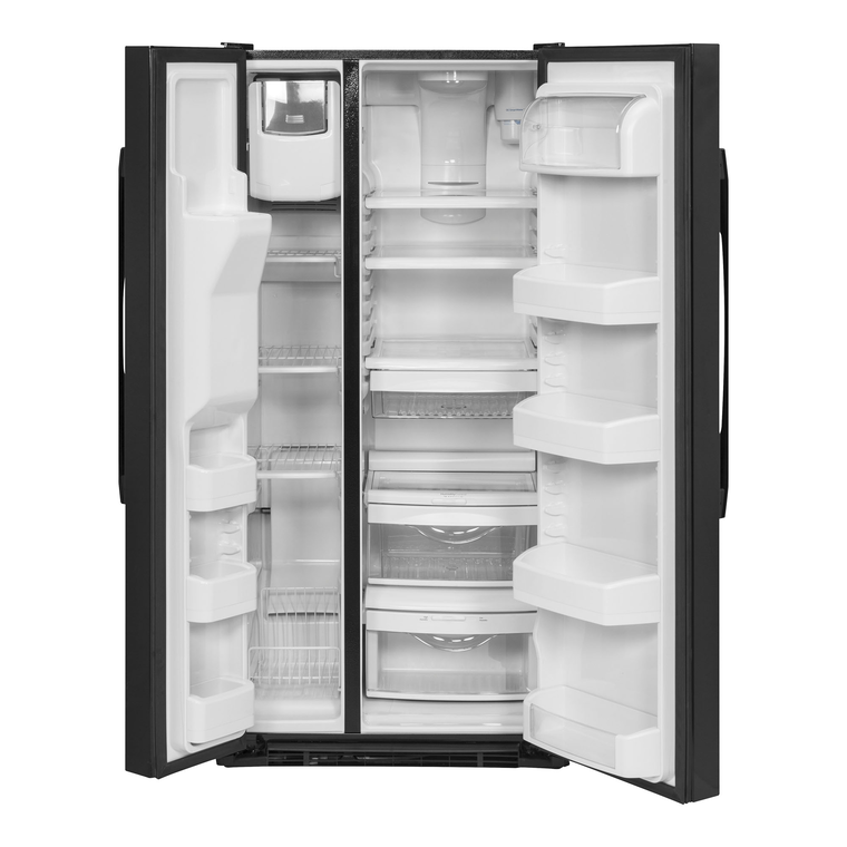 Rent to Own GE Appliances 23.2 cu. ft. Side-by-Side Refrigerator with ...