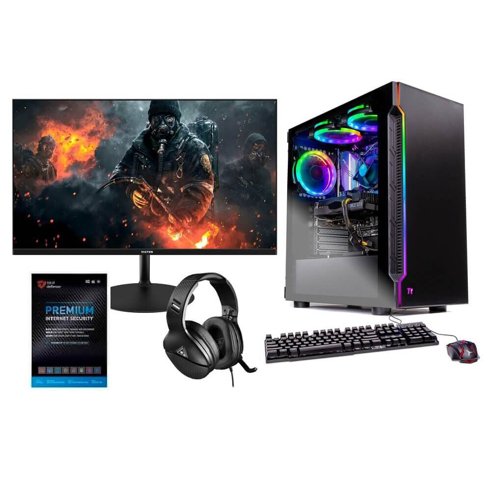 Rent To Own Skytech 24 Gaming Desktop Bundle With Total Defense Internet Security At Aaron S Today