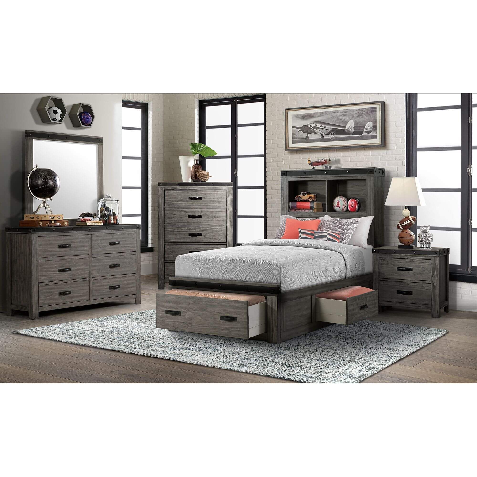 boys twin bed set
