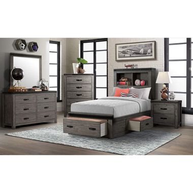 Rent To Own Elements International 6 Piece Wade Twin Bedroom Set At Aaron S Today