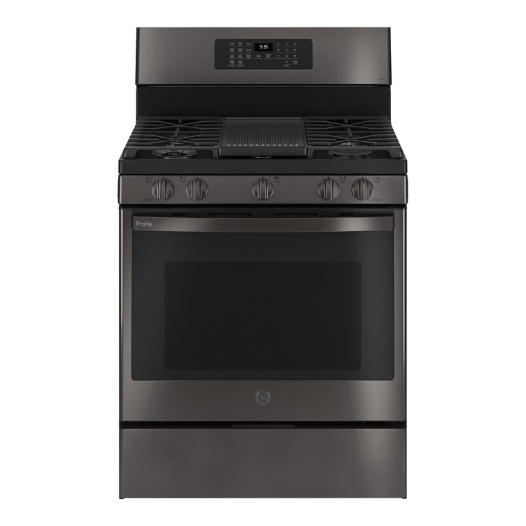 5.6 cu. ft. Self Clean Gas Convection Range - Black Stainless Steel