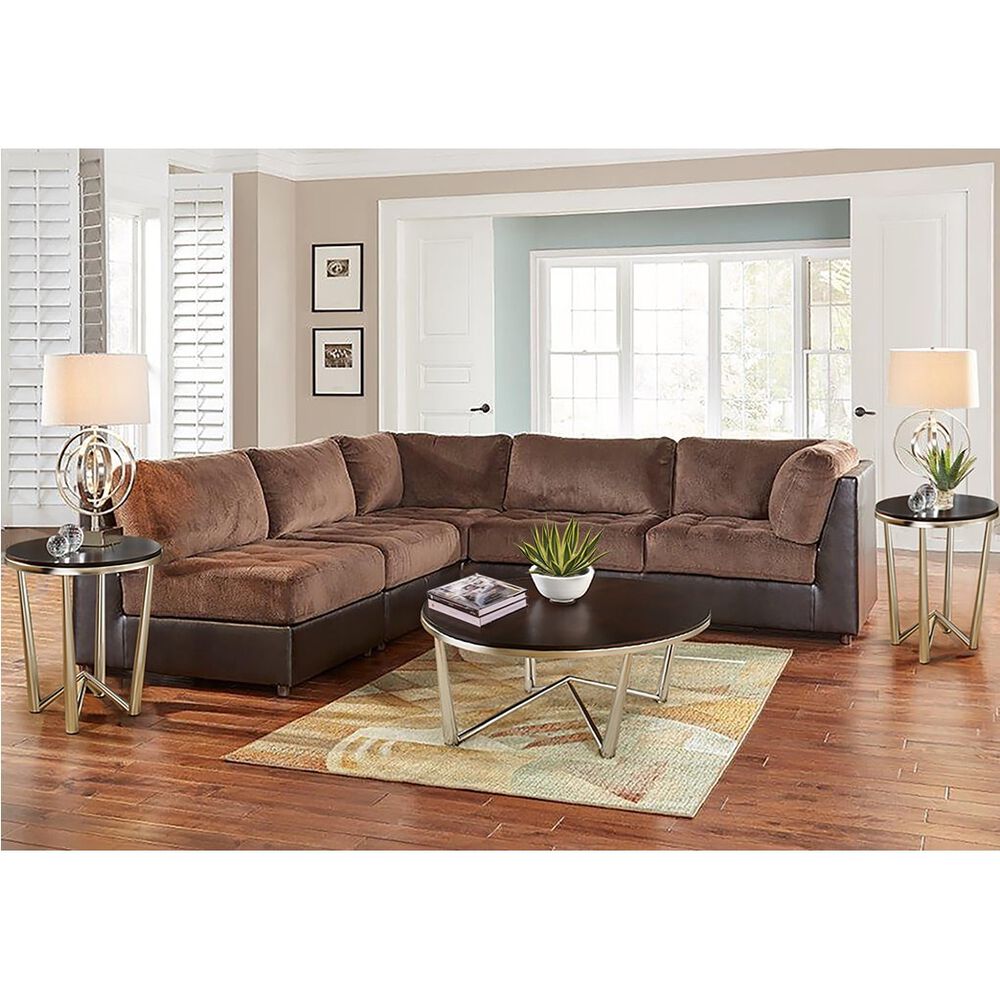 Rent To Own Woodhaven 11 Piece Hennessy Modular Sectional Living