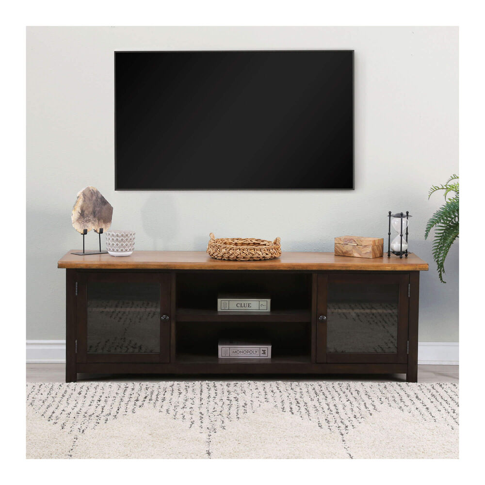 Rent to Own Abbyson Living 72" Dunbar Solid Wood Media Console at Aaron's today!