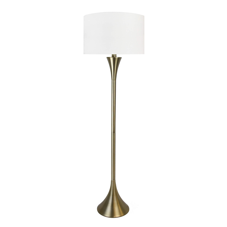 gold floor lamp