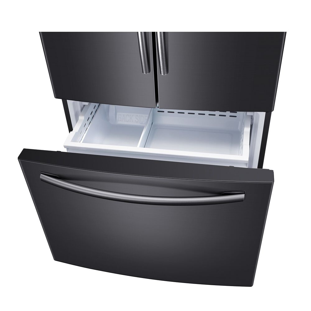 26 Cu Ft Energy Star French Door Refrigerator With Filtered Ice Maker Black Stainless