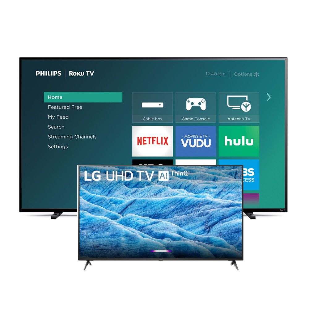 Rent to Own Philips 2 TV Bundle - Philips 65" Class and LG 43" Class 4K UHD  Smart TVs at Aaron's today!