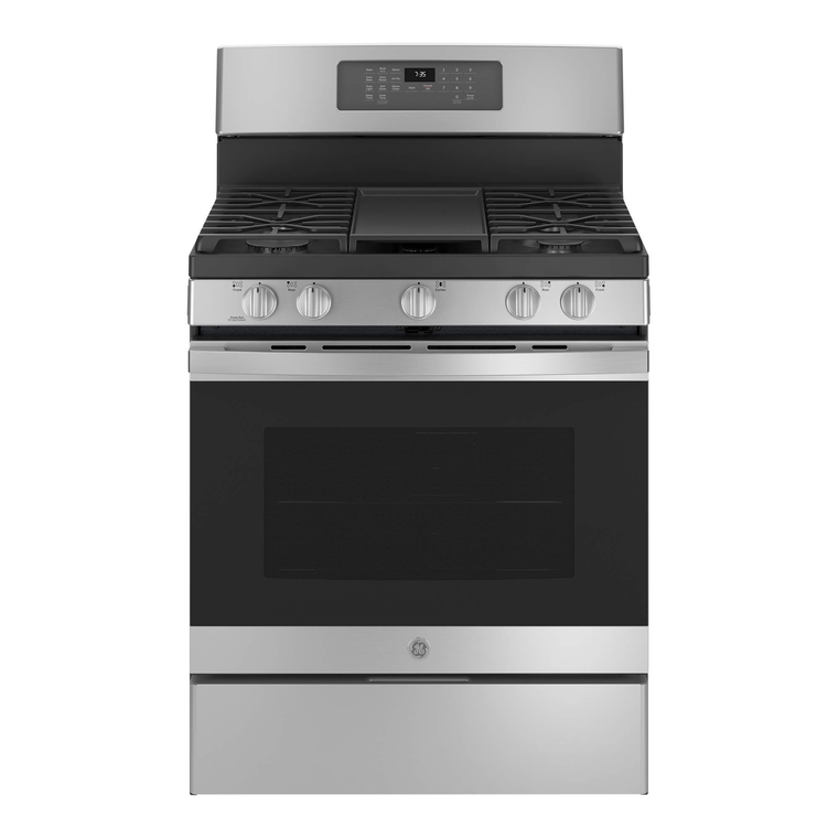 5.0 cu. ft. Self Clean Gas Convection Range - Stainless Steel