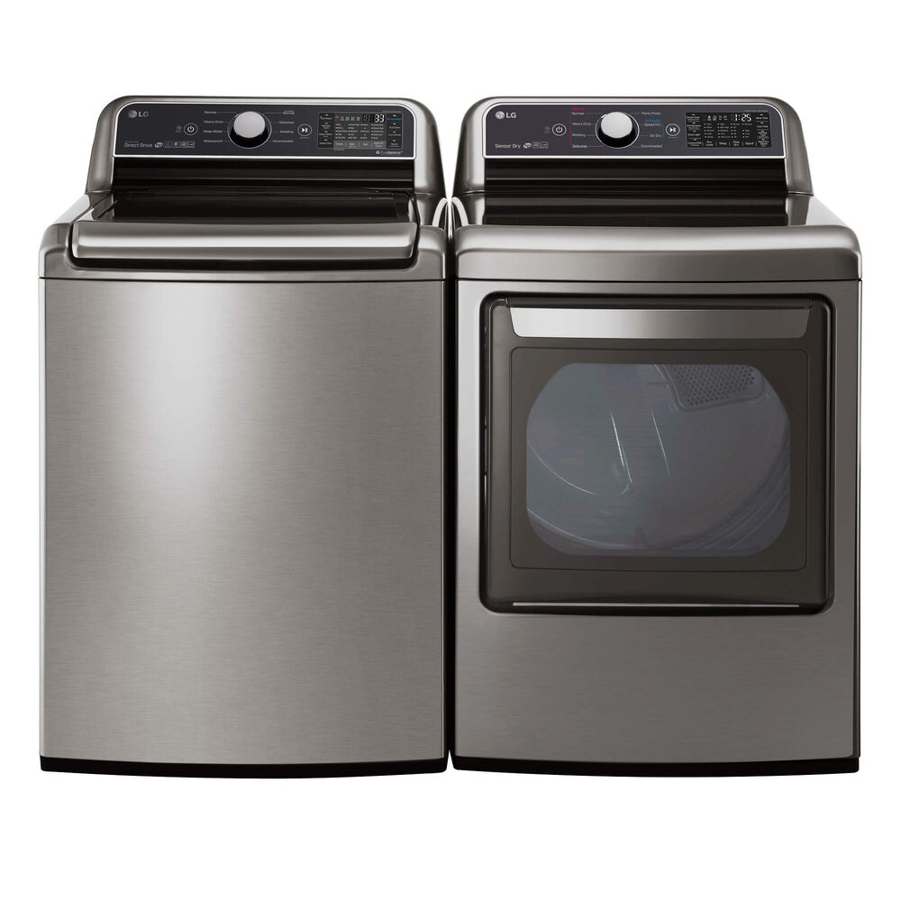 Rent To Own Lg Appliances 5 0 Cu Ft Top Load Washer 7 3 Cu Ft Electric Dryer At Aaron S Today