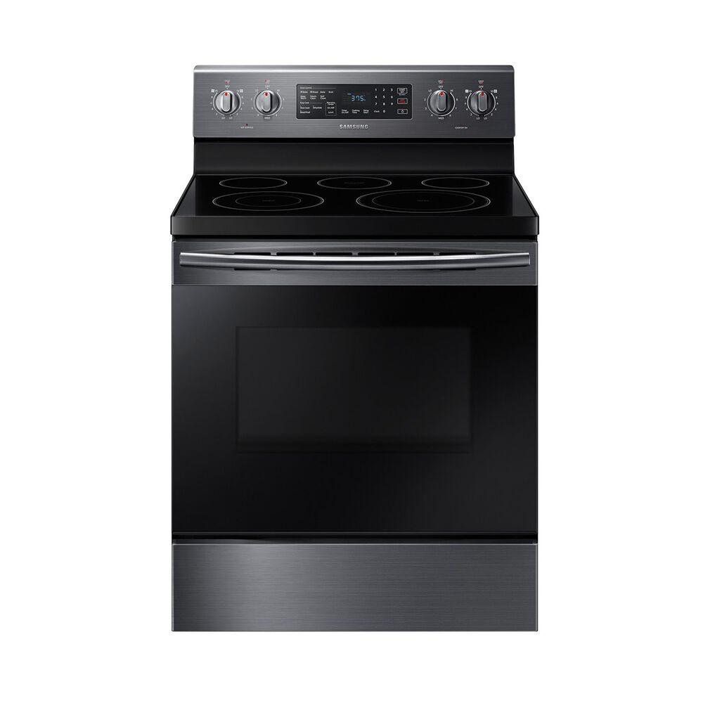 Samsung Liances 5 9 Cu Ft Convection Oven Ceramic Cooktop Convection Oven Ceramic Cooktop Electric Range Black Stainless