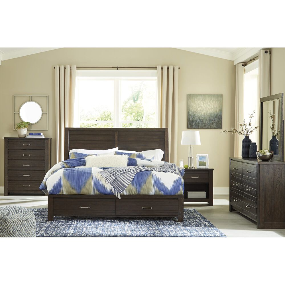 Ashley Furniture Ind Bedroom Sets 7 Piece Collection Brown