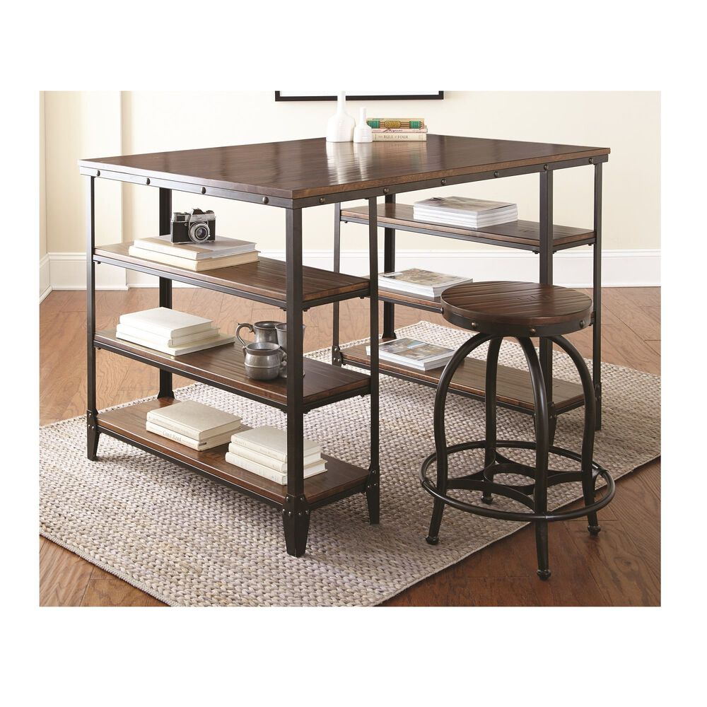 Steve Silver Furniture 2 Piece Winston Counter Height Desk