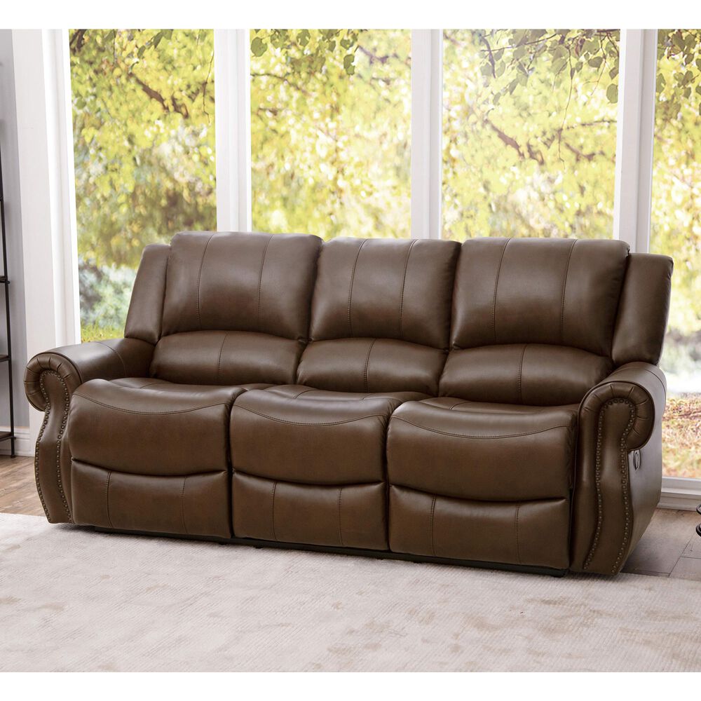 Rent To Own Abbyson Living Calabasas Faux Leather Sofa At Aaron S