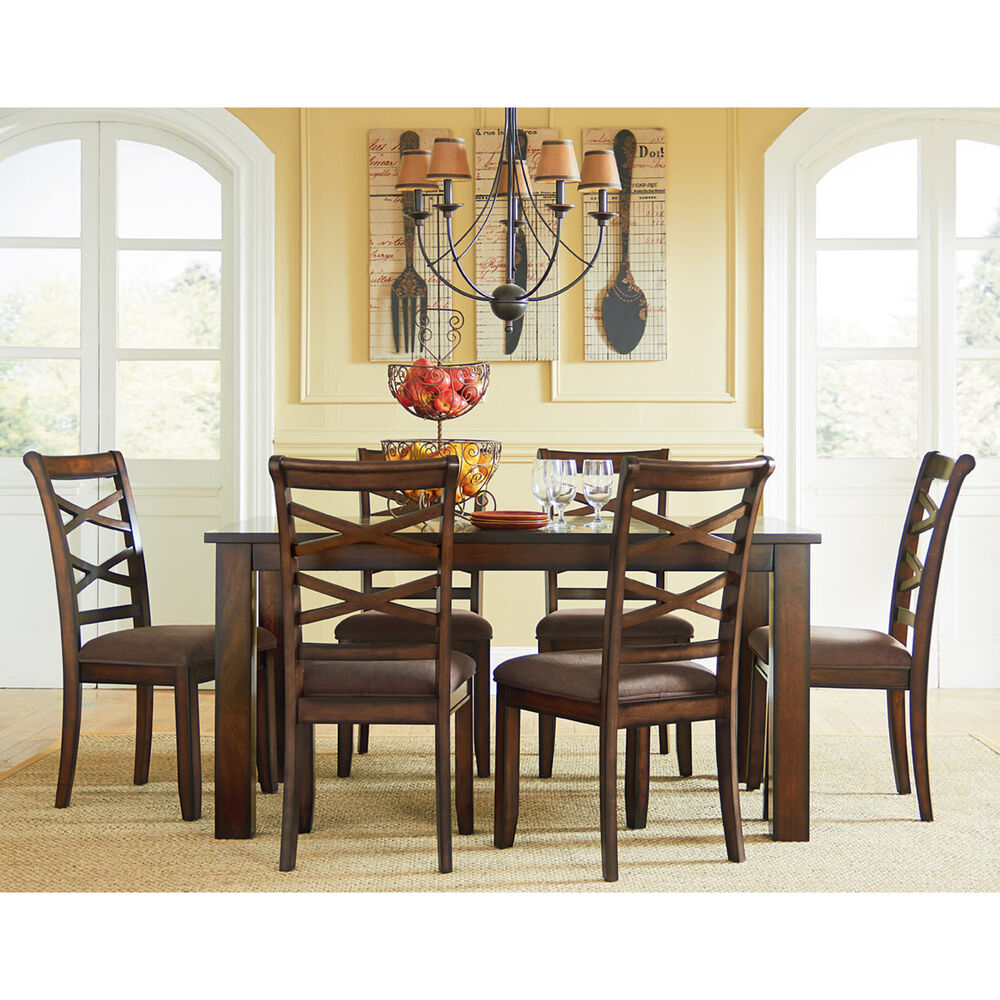 Rent To Own Standard 7 Piece Redondo Dining Room Collection At