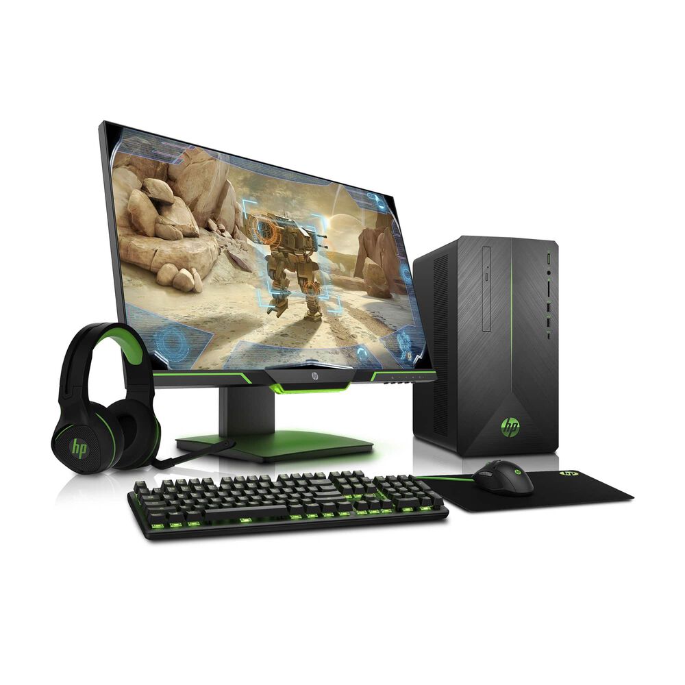 Rent To Own Hp Pavilion Gaming Desktop Bundle With Total Defense Internet Security At Aaron S Today