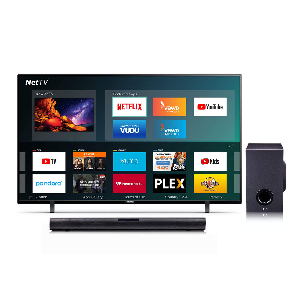 Rent To Own Philips 50 Class Smart 4k Uhd Tv Lg 160w 2 1ch