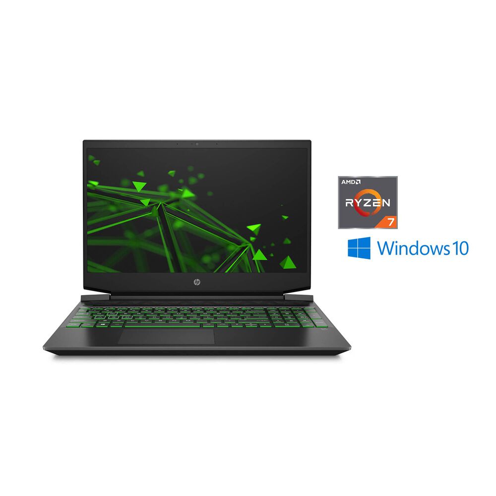 Rent To Own Hp 15 Pavilion Gaming Laptop With Amd Ryzen 7 Cpu Plus Microsoft Office 365 Personal And Total Defense Internet Security At Aaron S Today