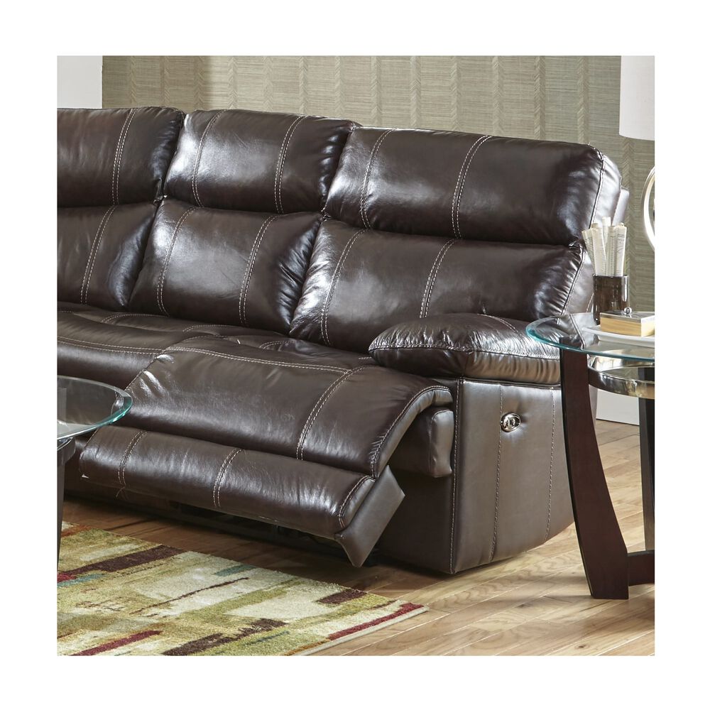 Rent To Own Happy Leather 3 Piece Navarro Power Reclining