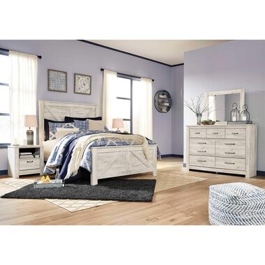 Rent To Own Ashley 6 Piece Bellaby Queen Bedroom Collection At