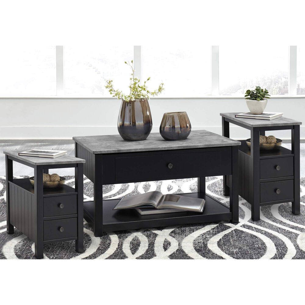 Rent To Own Ashley 3 Piece Ezonie Cocktail 2 End Tables Set At Aaron S Today