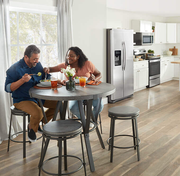 kitchen and dining room
