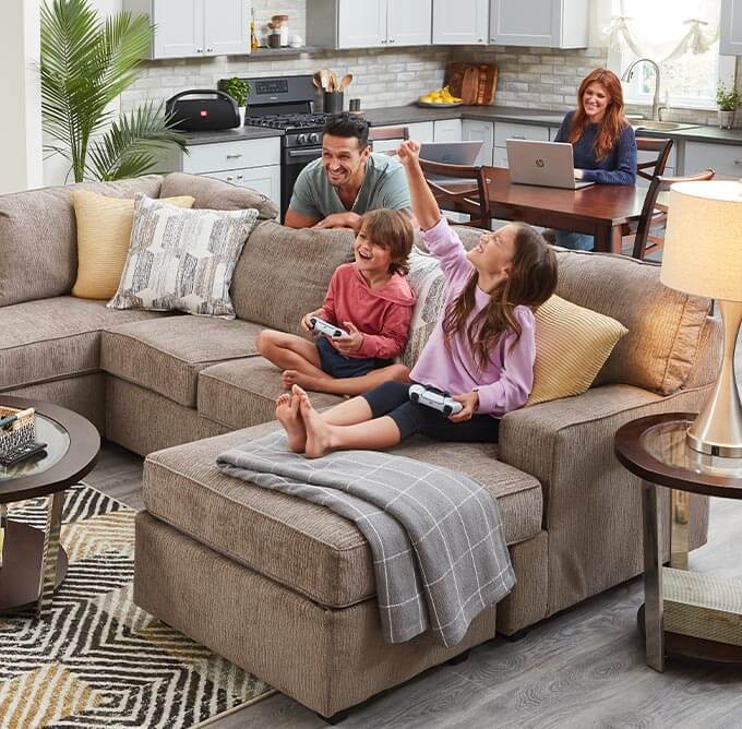 kid friendly living room