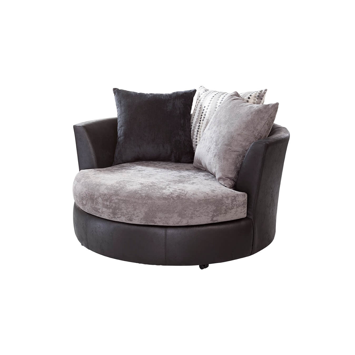 Rent To Own Woodhaven Jamal Swivel Barrel Chair At Aaron S Today