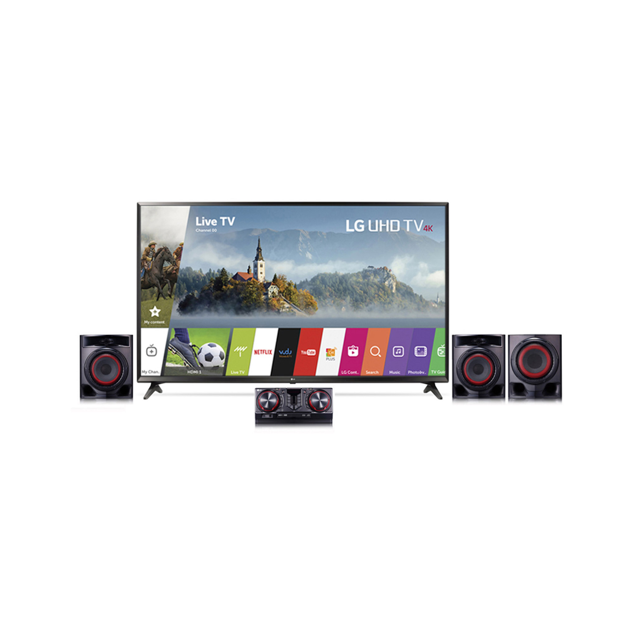 led tv music system