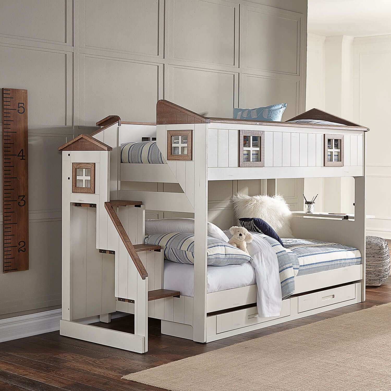 Bed Above Sofa, Twin Bunk Beds With Storage