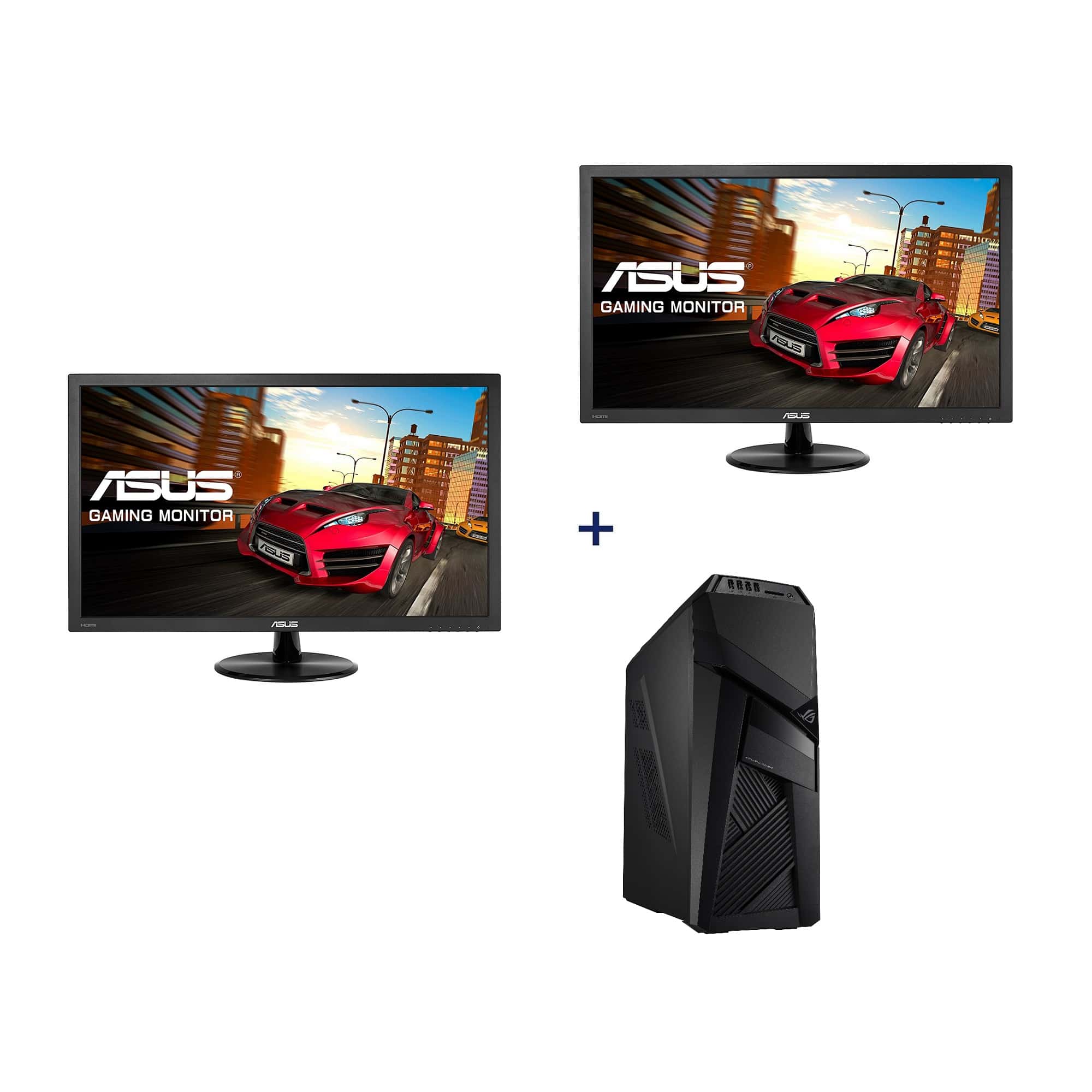 Rent To Own Asus Core I7 Gaming Desktop Two 22 Gaming Monitors