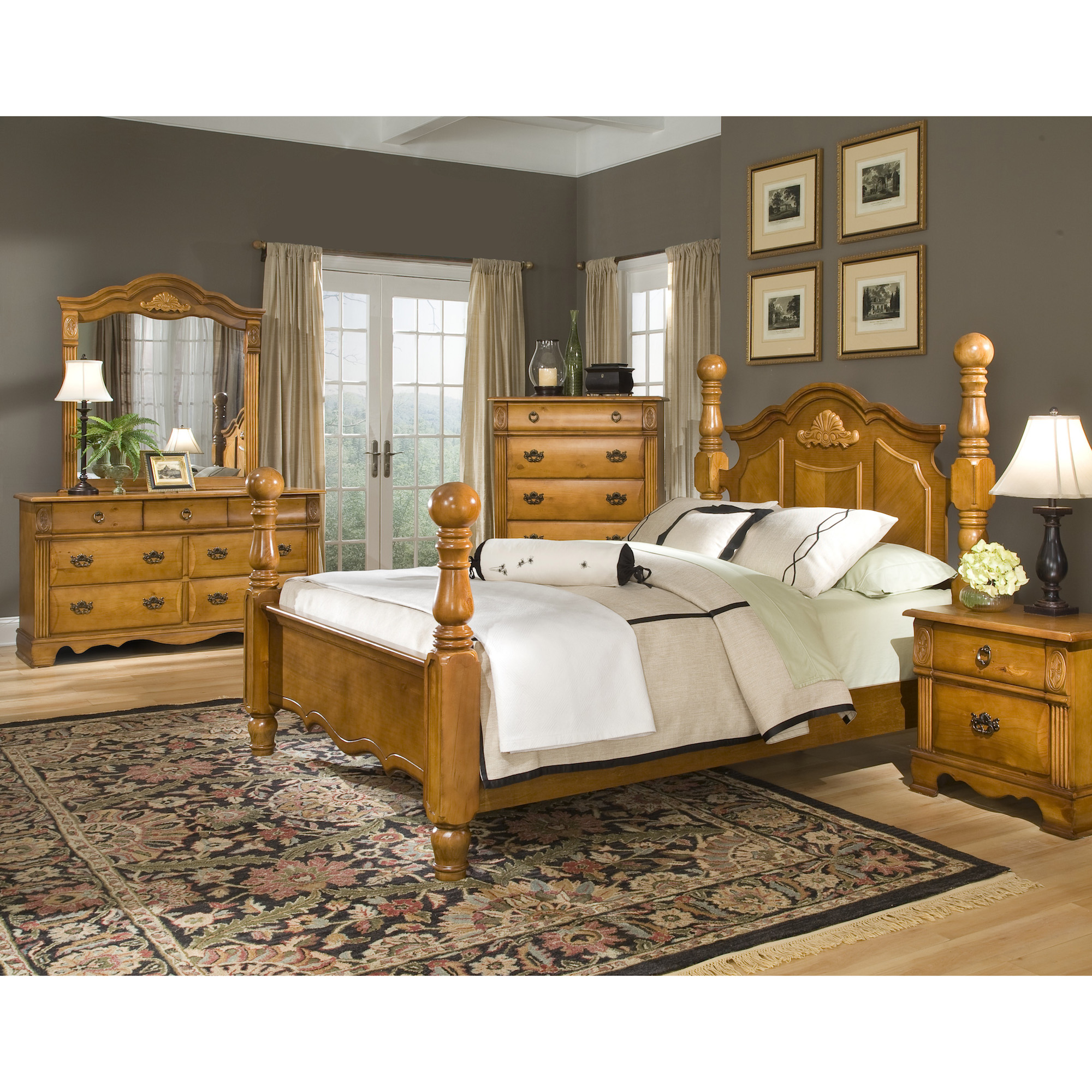 Rent To Own Elements International 7 Piece Bryant Queen Bedroom Collection At ron S Today