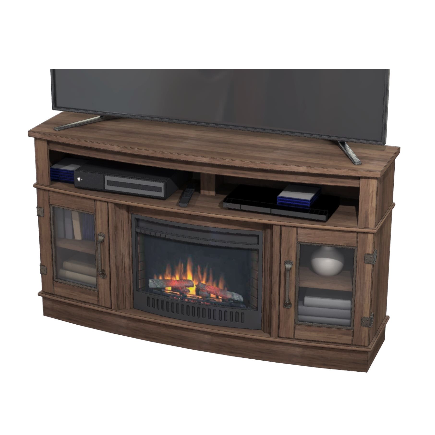 Whalen 60 Tv Console With 23 Electric Fireplace