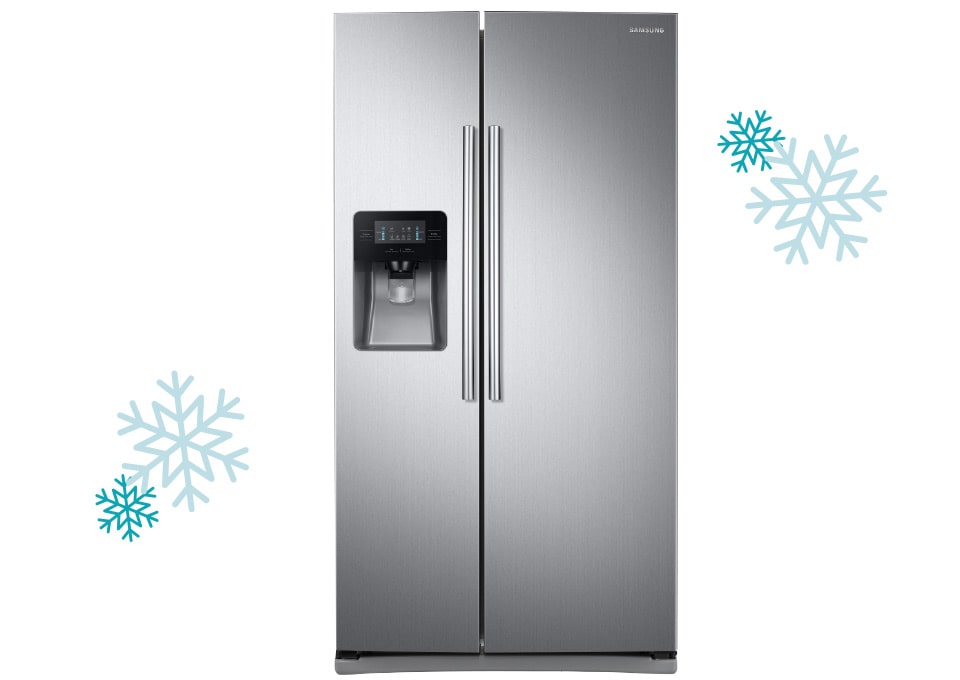 Aaron S To Own Furniture Electronics Liances Samsung 25 Cu Ft Side By Stainless Steel Refrigerator