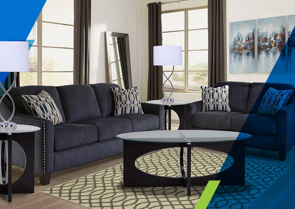 Aaron S To Own Furniture Electronics Liances 2pc Creeal Heights Sofa And Loveseat